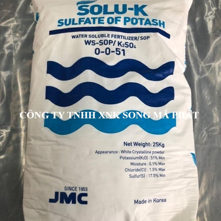 Kali Sulfate K2SO4 Hàn Quốc | Song Mã Phát
