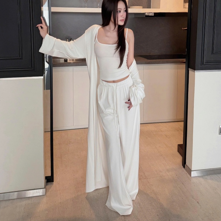 SET ÁO HAI DÂY QUẦN THUN DÀI ỐNG RỘNG CEE STUDIO