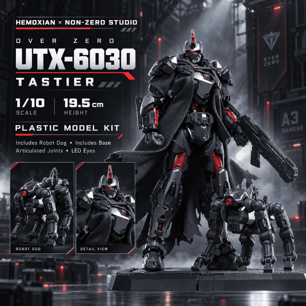 Mô Hình Lắp Ráp Hemoxian x Non-Zero Studio UTX-6030 Tastier 1/10 19.5cm