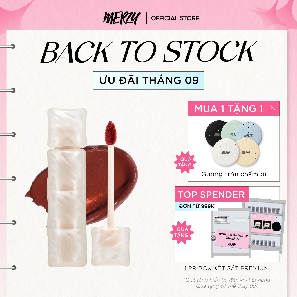 [Livestream] Son Kem Lì Mịn Như Bơ Merzy Puffer Mellow Tint 3.7g