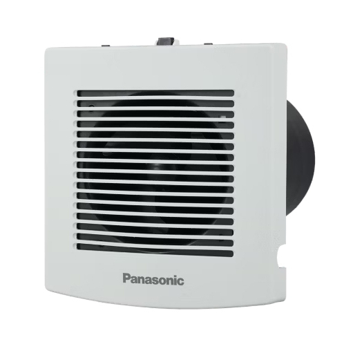 Quạt Hút gắn tường cho nhà tắm Panasonic FV-10EGS2, có lá lật 76m3/h, BH chính hãng 12 tháng