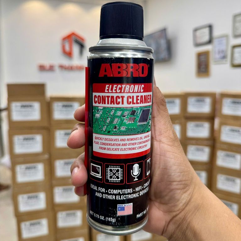 Vệ Sinh Mạch Điện Tử, Công Tắc, Ổ Cắm ABRO EC-533 Electronic Contact Cleaner