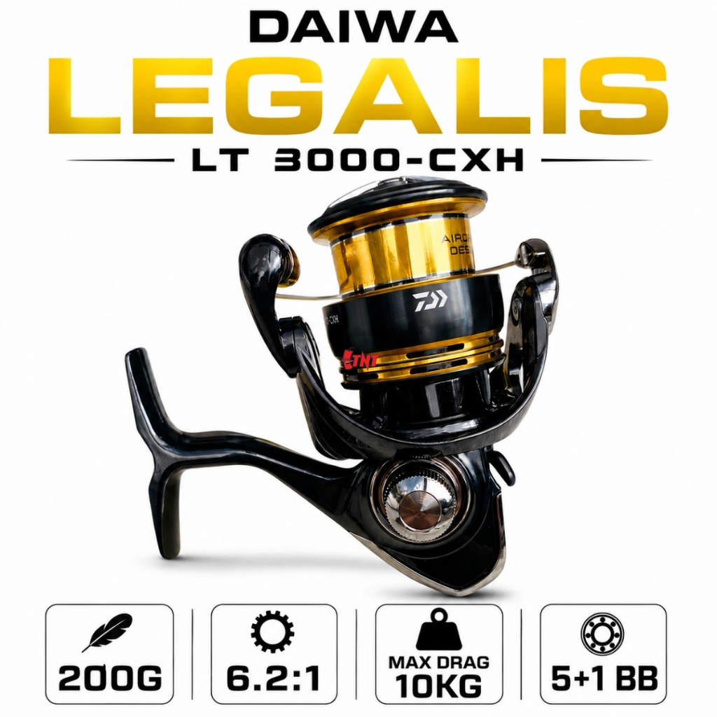 MÁY LURE DAIWA LEGALIS LT 3000 - CXH