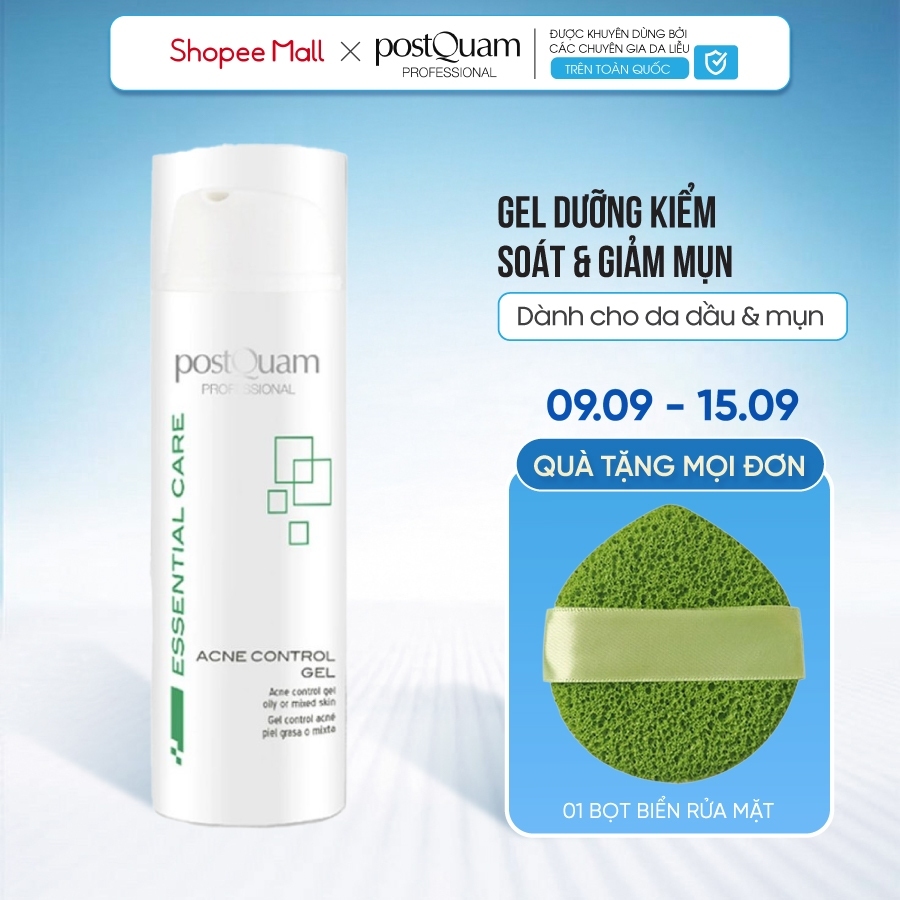 Gel dưỡng Postquam giảm mụn Acne Control Gel - PostQuam 50ml
