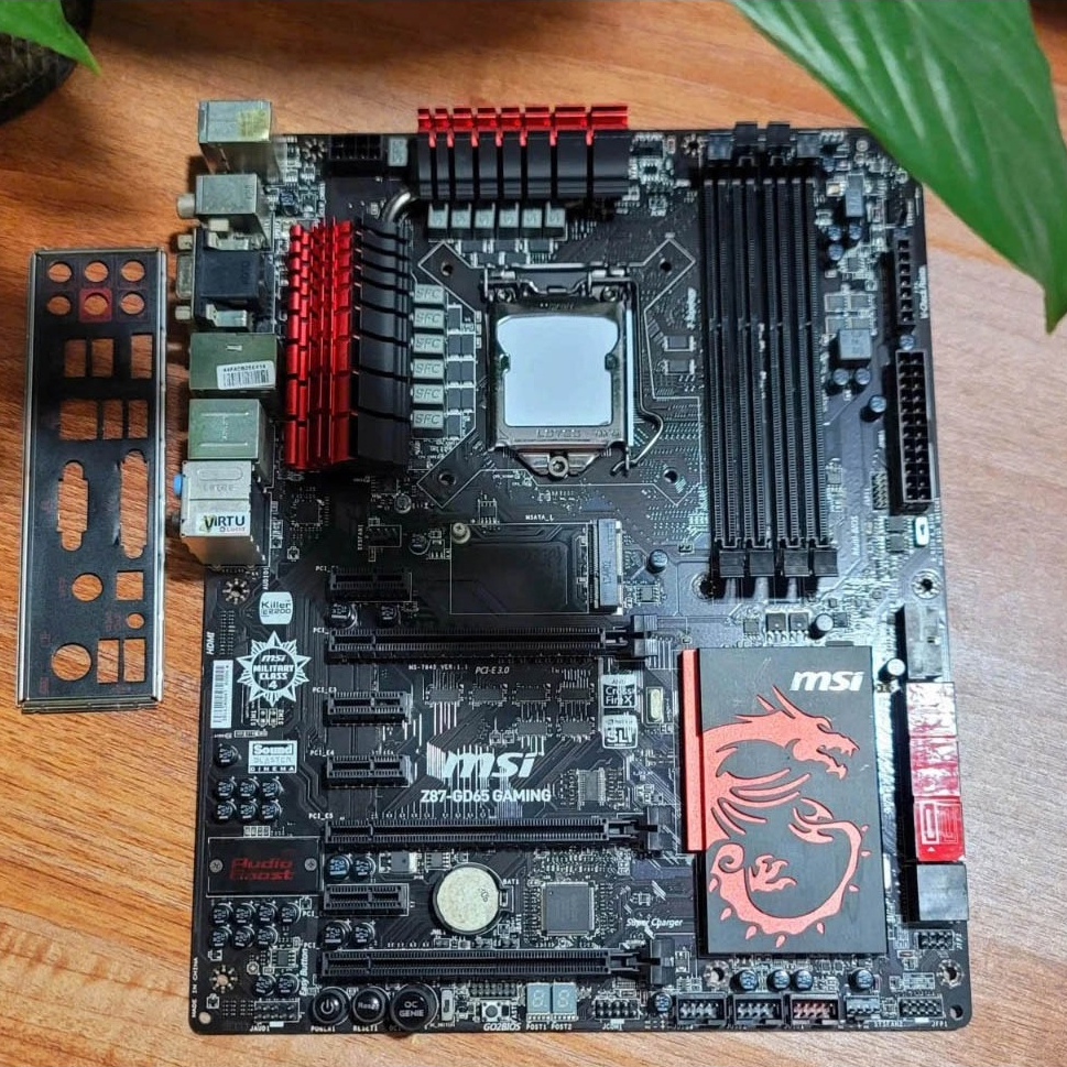 Main MSI Z87-GD65 Gaming LGA 1150 DDR3 32GB, Main Z87 Gaming Cao Cấp, Hỗ Trợ i7 i5 i3 Gen 4,PCIe 3.0