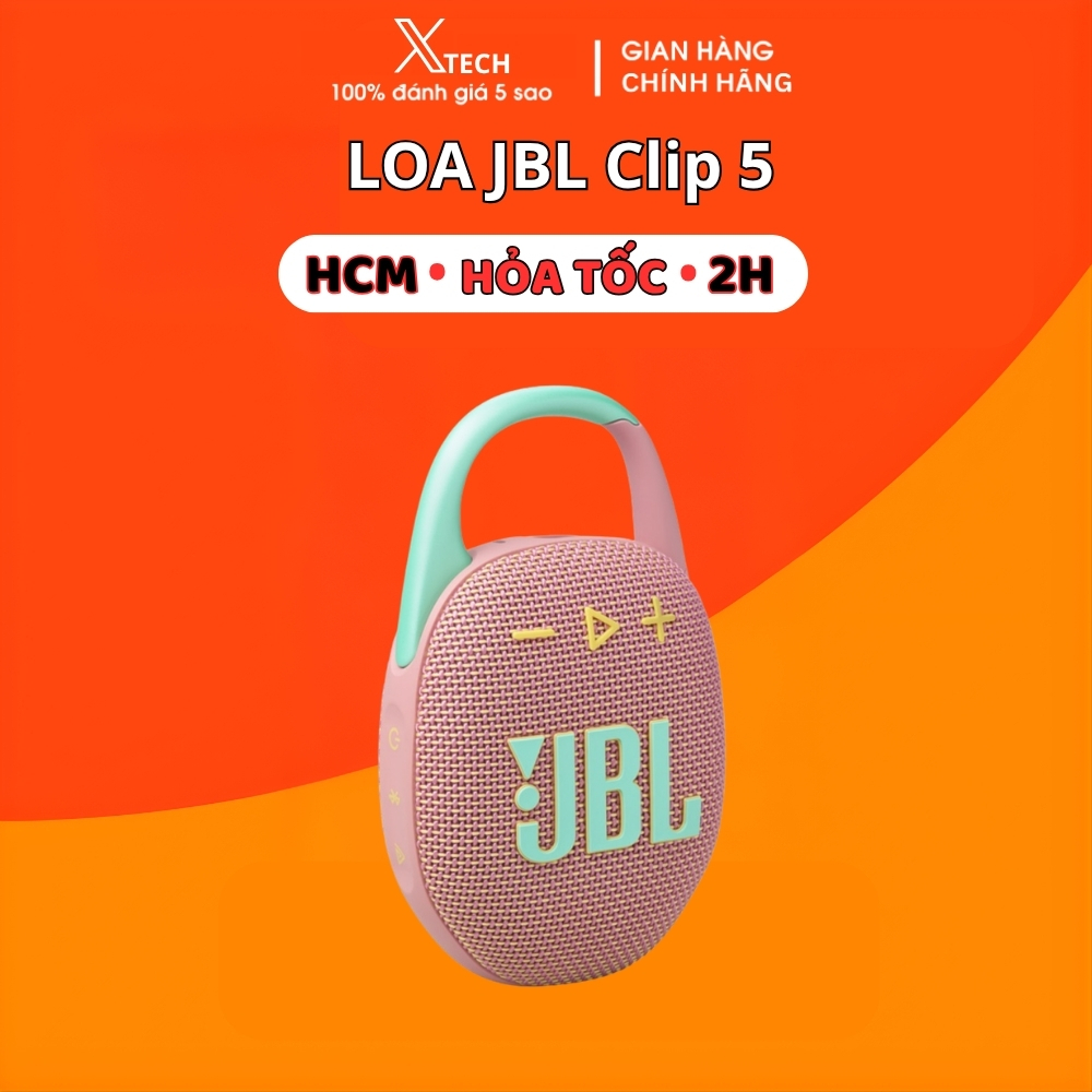 New Seal Loa Bluetooth JBL Clip 5 (Pin 12h Công suất 7W IP67 Bluetooth 5.3…