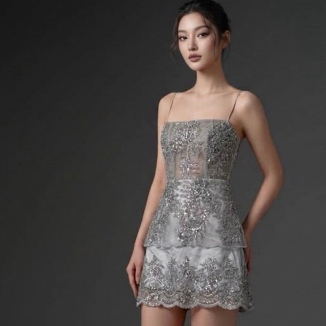 Passs đầm thiết kế Linh vũ design size s eo 66 95%