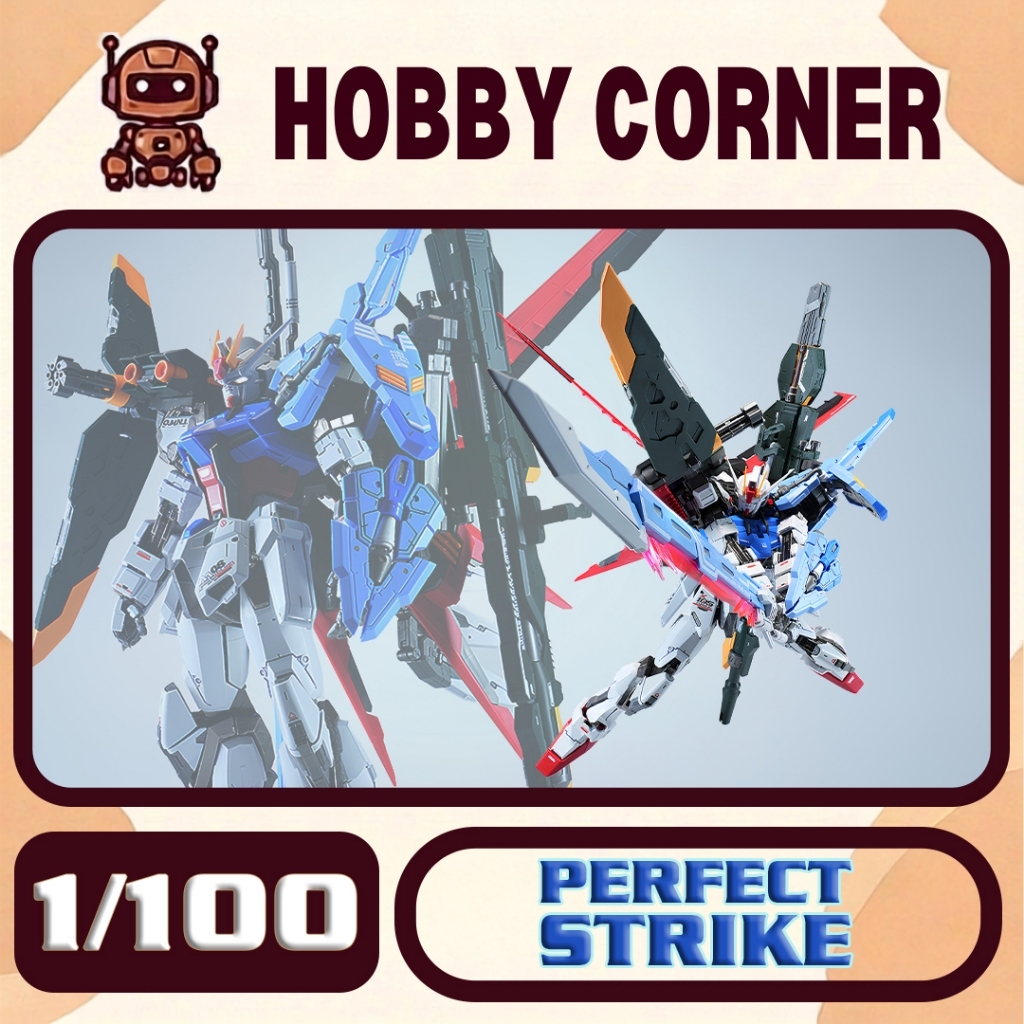 Model Kit 1/100 Perfect Strike Fighter ver GK - Khung Xương Kim Loại (tặng kèm base, decal nước)