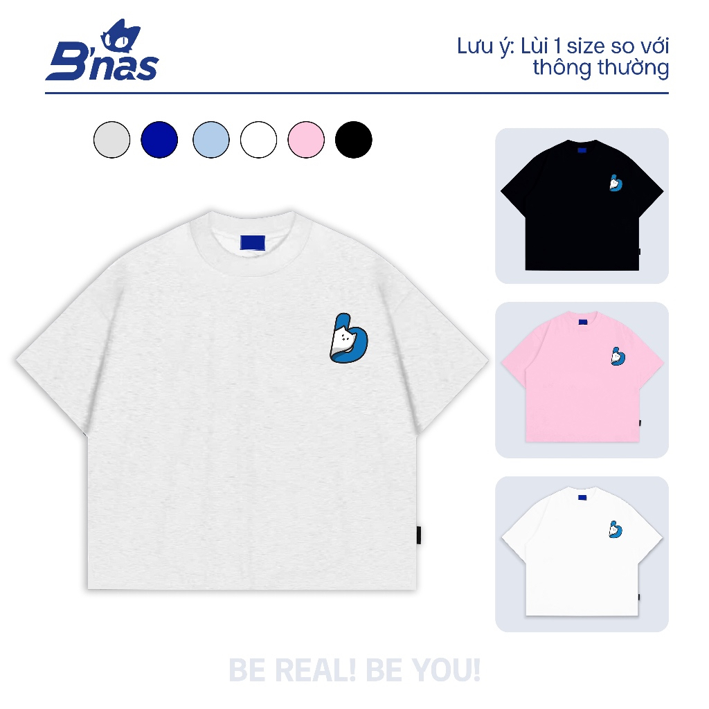 Áo Thun Boxy Nam Nữ Local Brand Cotton 100% Boxy Tee B’Meowmate [JM10