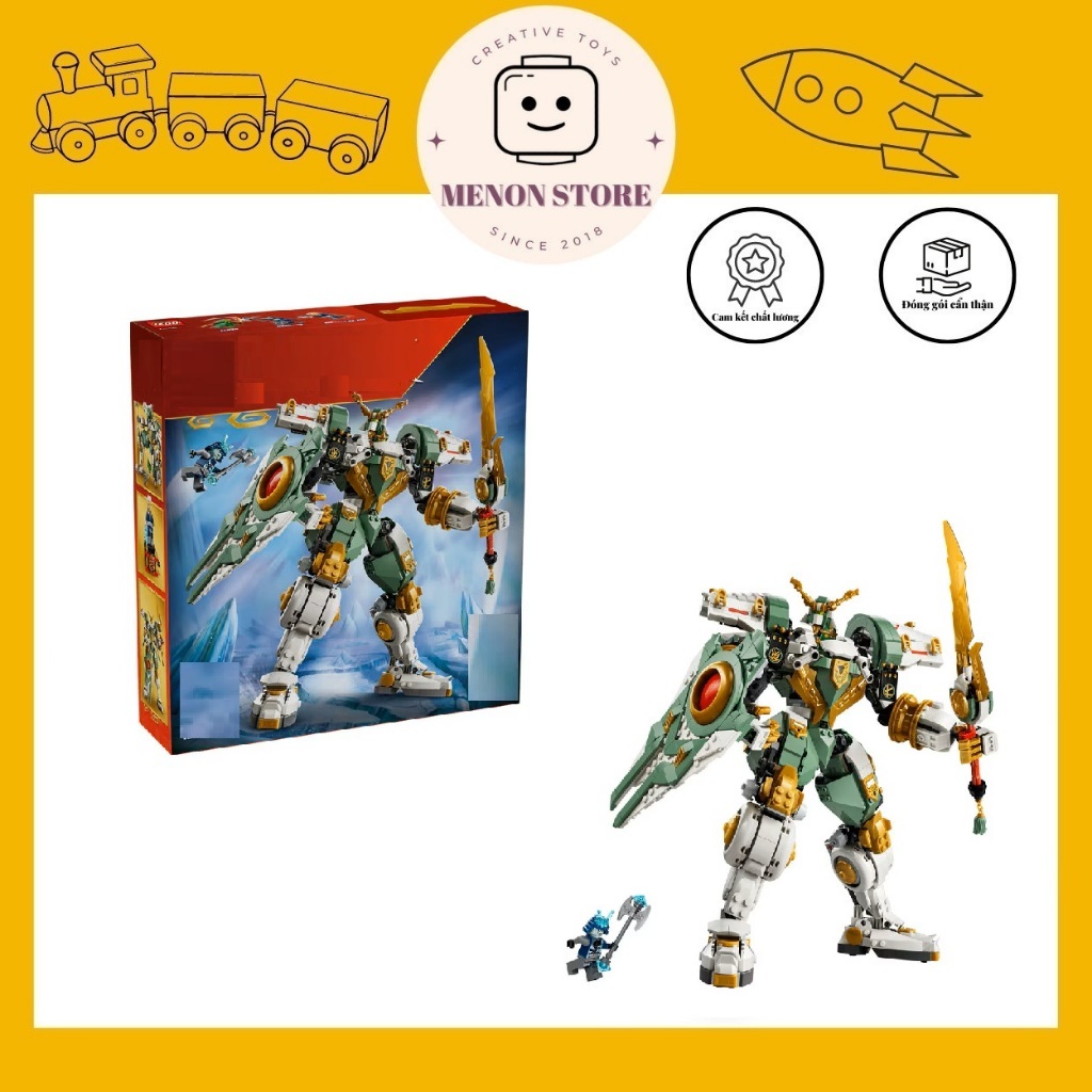 Đồ chơi lắp ráp Mô hình Ninja Lloyd's Titan Mech - Xếp hình thông minh