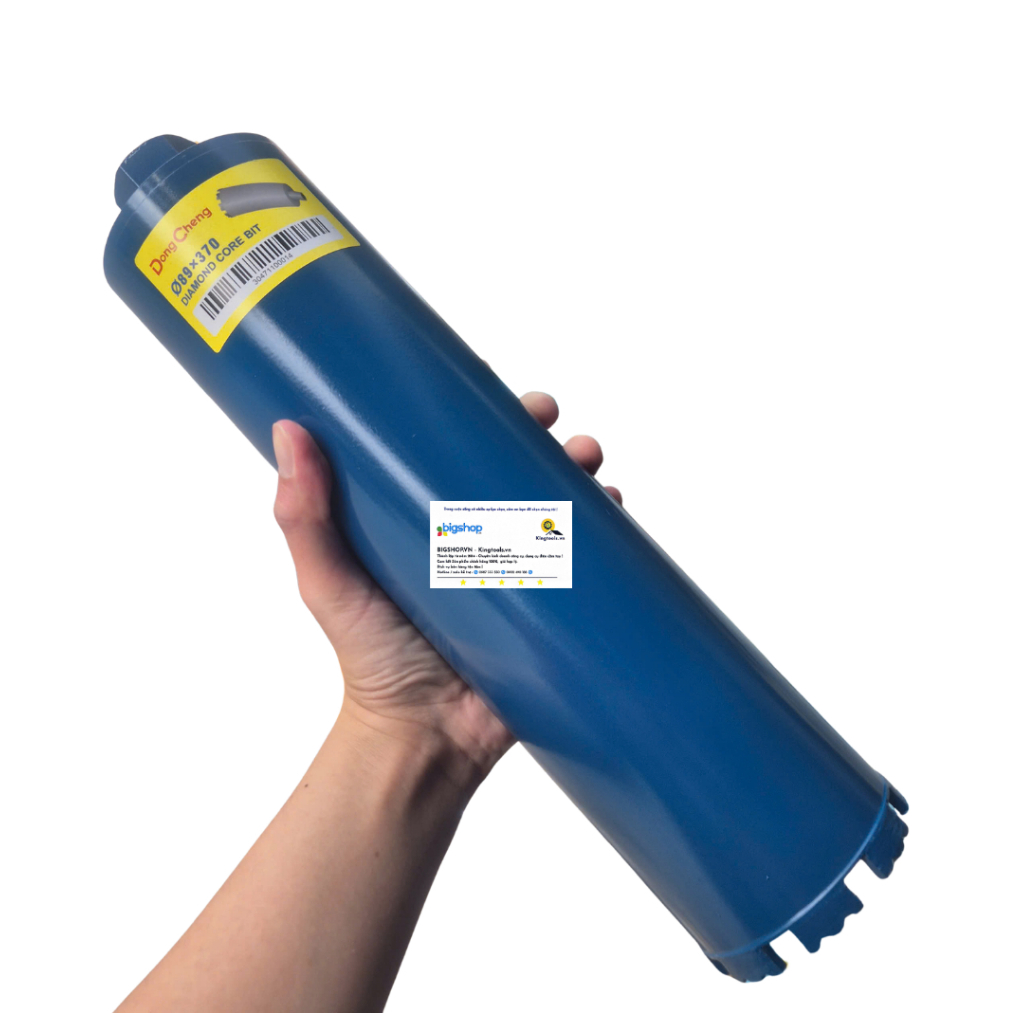 Mũi Khoan Rút Lõi Bê Tông DongCheng size từ (20-89)x370 mm