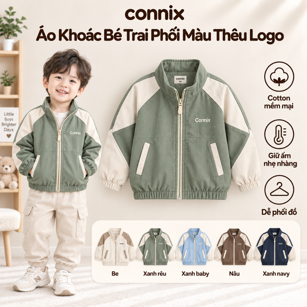 Thời Trang Áo Bé Ngẫu Nhiên MS031 - Connix
