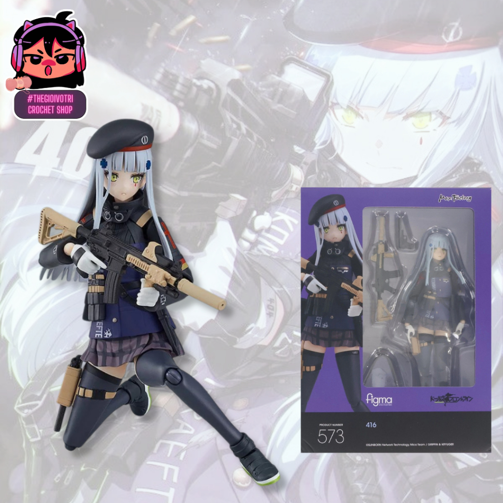 FIGMA 573 (AUTHENTIC) HIGH QUALITY ACTION FIGURE "HK416 - GIRL'S FRONTLINE" (2ND - FULLBOX)