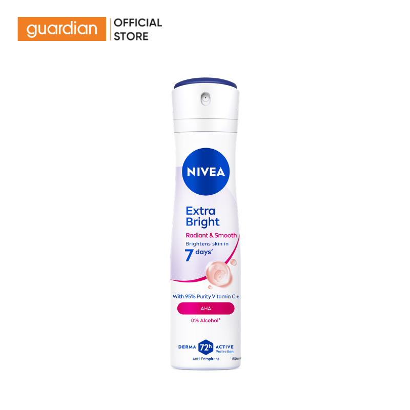 Xịt Ngăn Mùi Nữ Trắng Mịn Mờ Vết Thâm Nivea 150ml