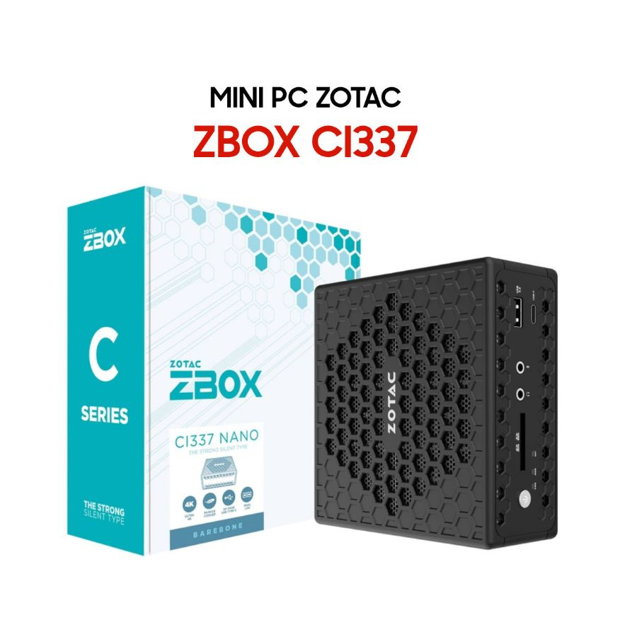 Mini PC ZOTAC ZBOX CI337 nano Intel N100 Barebone