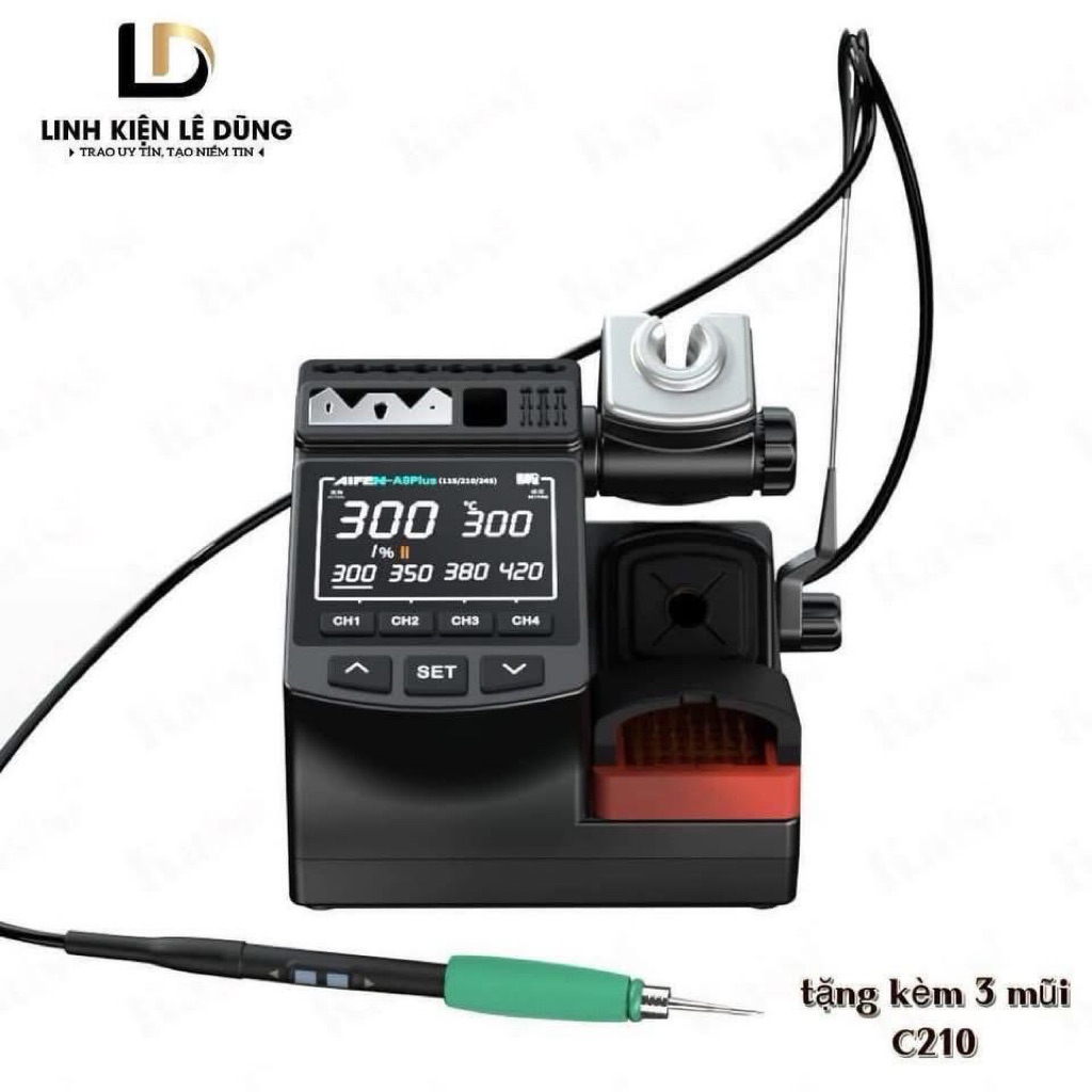 Máy hàn AIFEN A9 PLUS tay hàn C210 ( tặng kèm 3 mũi hàn )