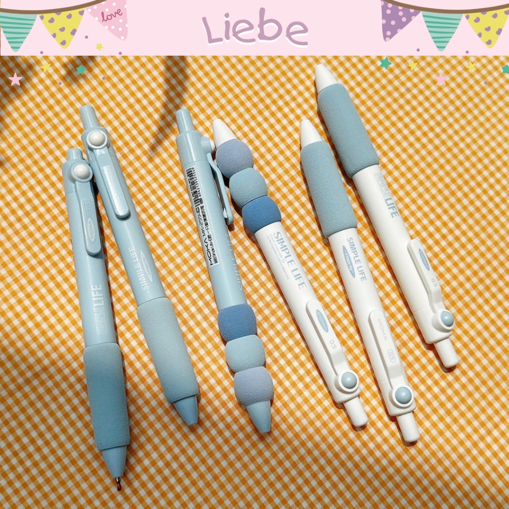 Liebe Corner - Bút gel Moka Simple Life ngòi 0.5mm đệm xốp êm tay