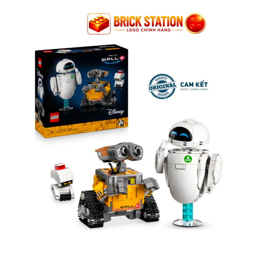 [HCM] LEGO Đồ Chơi Lắp Ráp WALL-E Và EVE DISNEY PRINCESS 43279
