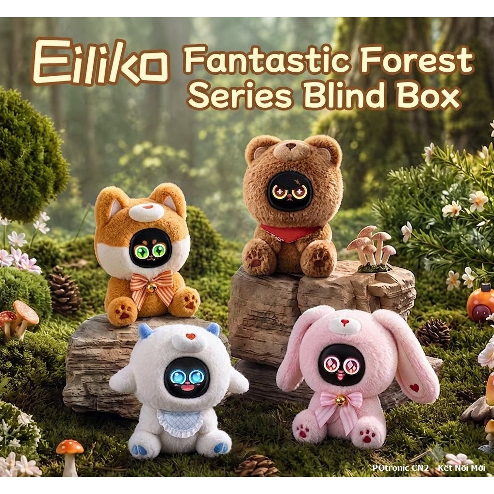 EILIKO – ROBOT BẠN ĐỒNG HÀNH CẢM XÚC AI, BỘ SƯU TẬP CHỦ ĐỀ RỪNG CỔ TÍCH (BLIND BOX – CHỈ THÂN ROBOT)