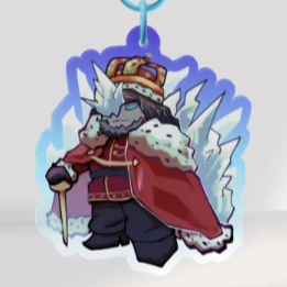 Block Tales Cruel King Keychain