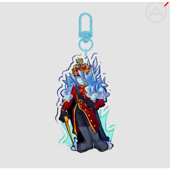 Cruel King - Block tales Clear Acrylic Keychains