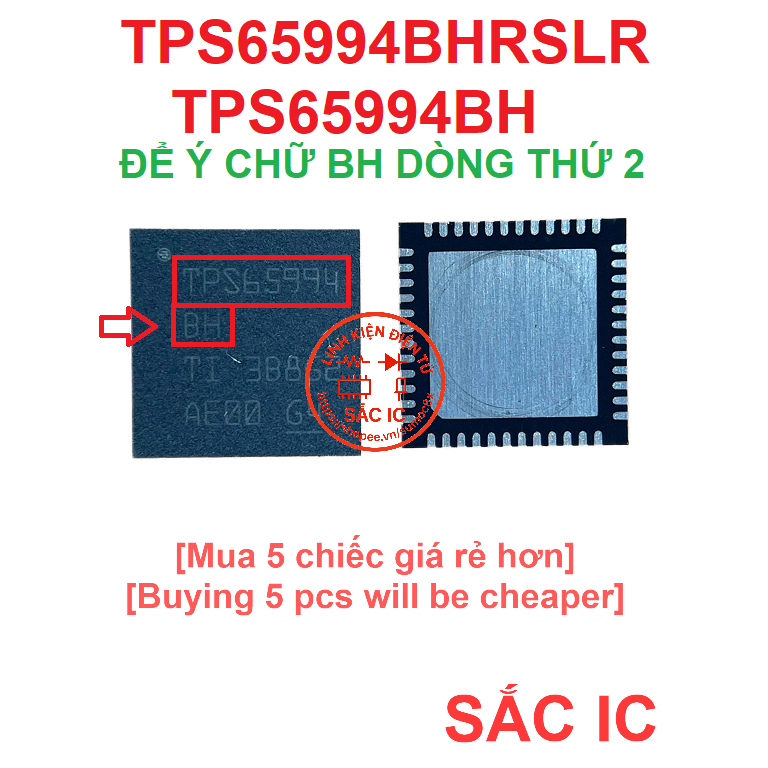 [TPS120] TPS65994BH TPS65994BHRSLR 65994 power ic on board - Original NEW
