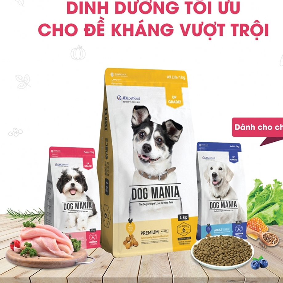 Hạt chó Dog Mania 1kg - Cutepets