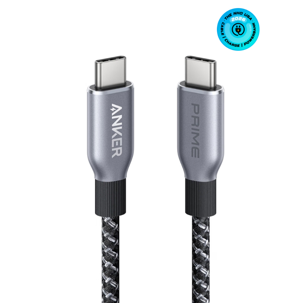 Cáp sạc nhanh Anker Prime A88E2 USB C to C 240W dây siêu bền 100 năm thân thiện môi trường
