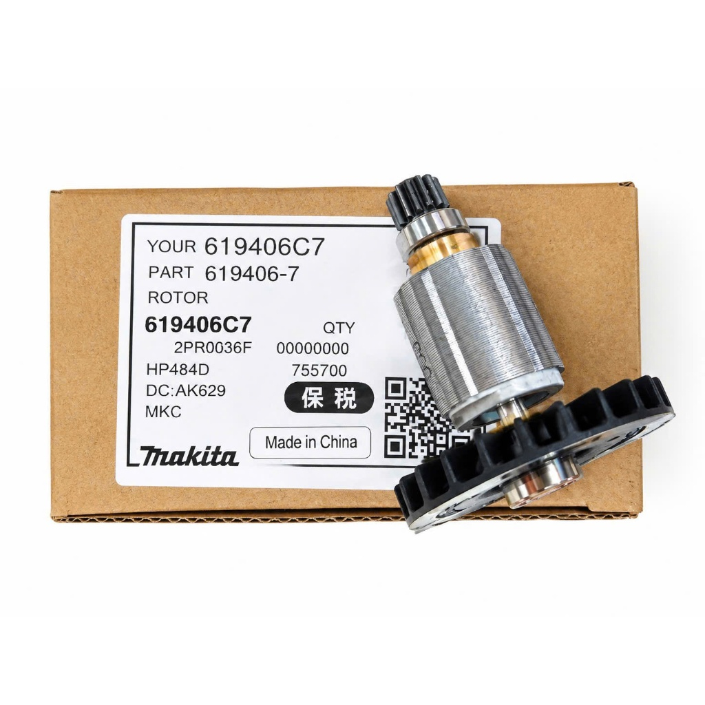 Rô to máy khoan pin DHP484 DDF484 XPH12 XDF12 Makita 619406-7