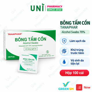 BÔNG TẨM CỒN HỘP 100 gói size 30x60