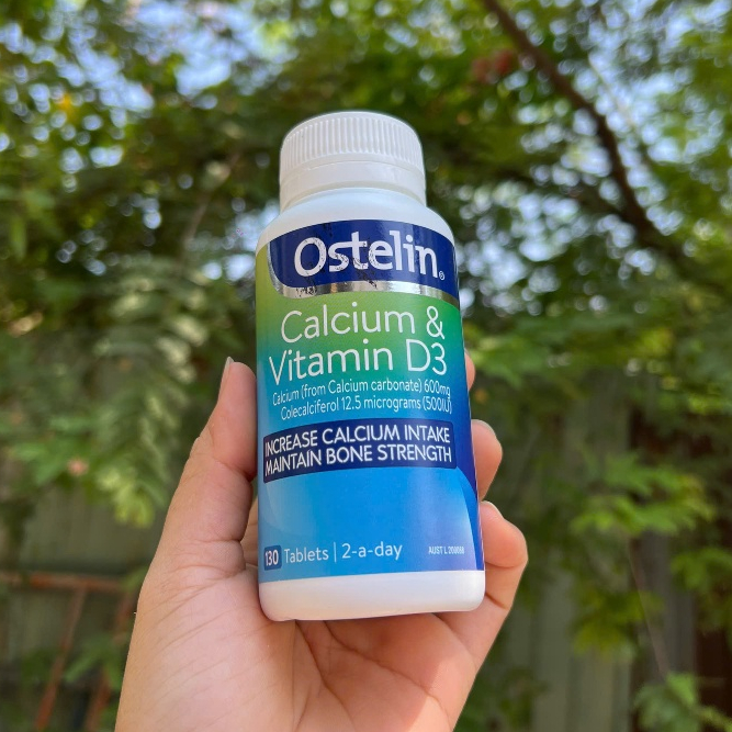 Canxi Ostelin Calcium & Vitamin D3 130 viên hàng Úc