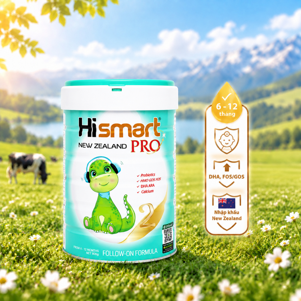 [Date 2027]Sữa Công Thức Cho Bé Hismart Mamil/Pro Số 1,2,3,4 Chính Hãng Lon 800g Chứa HMO, Probiotic