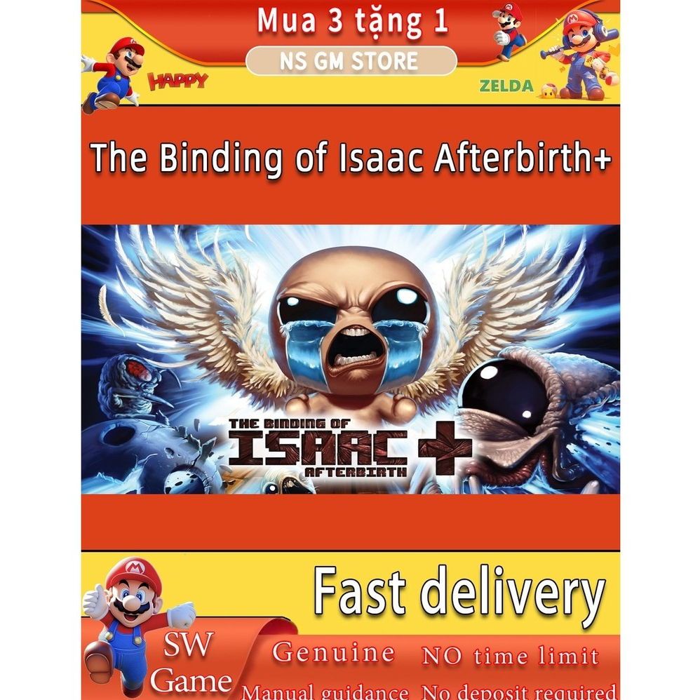 The Binding of Isaac Afterbirth+ Nintendo Switch2 Game Mua 3 Tặng 1