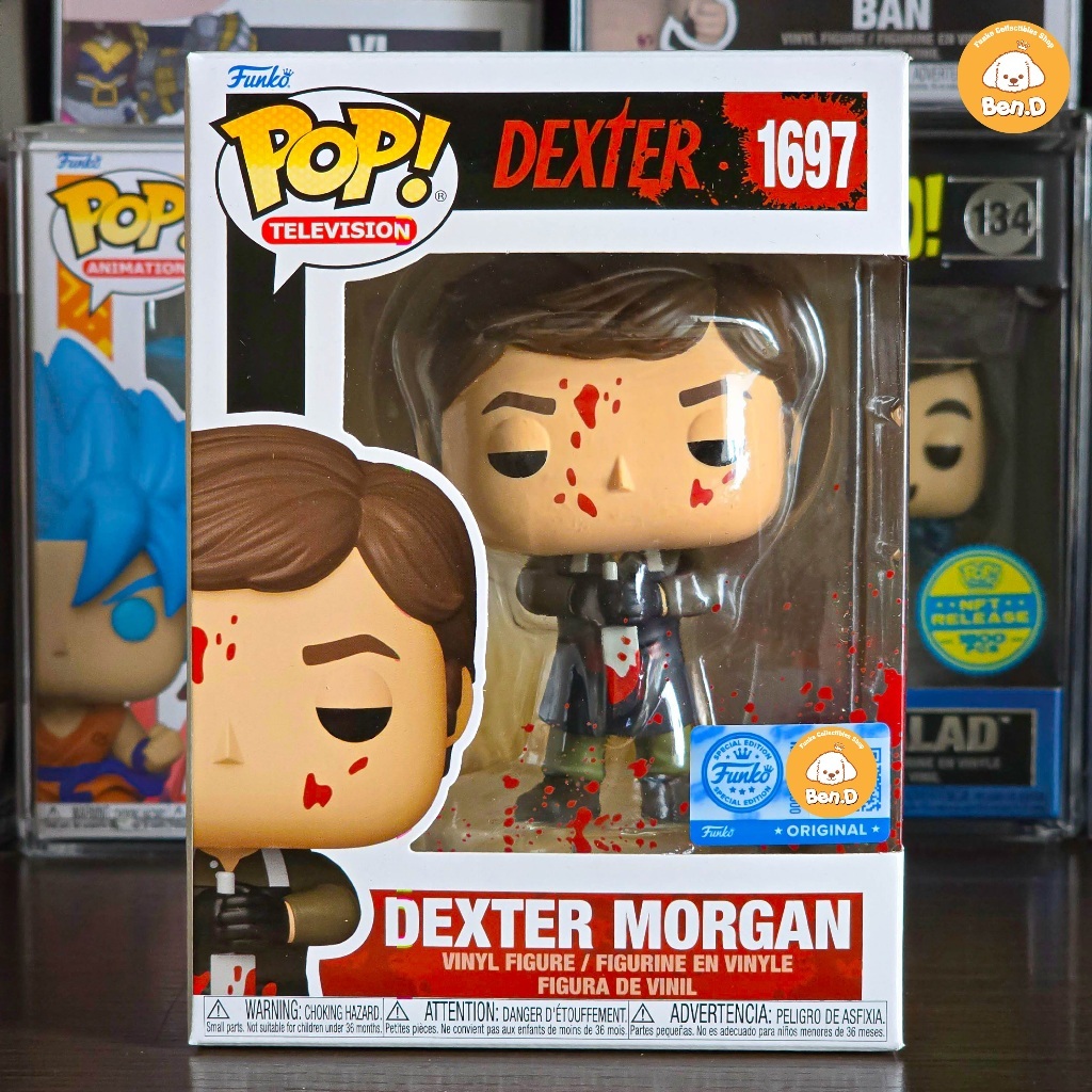Mô hình Funko POP Television: Dexter - Dexter Morgan (Bloody) #1697, Funko Shop Exclusive