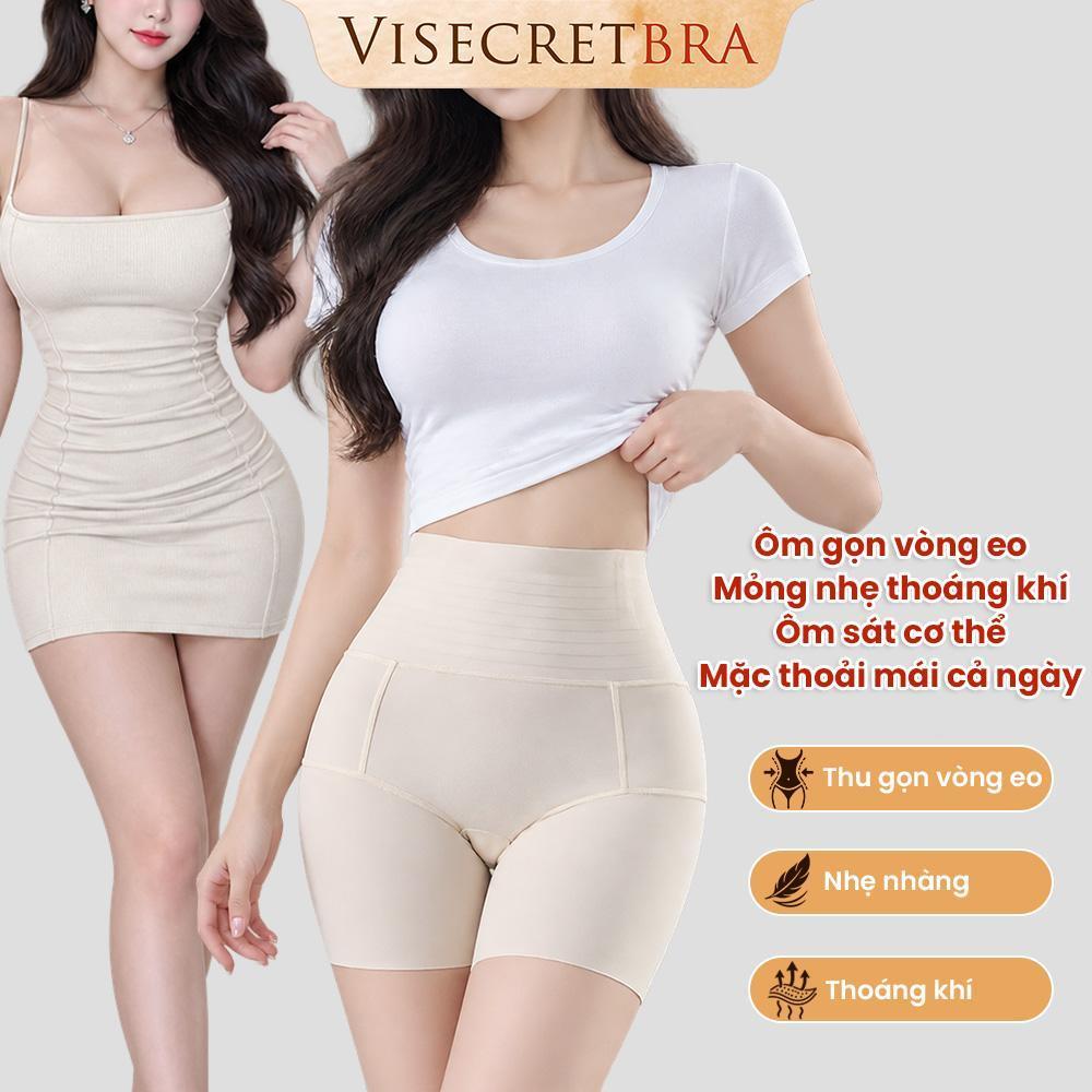 Quần Gen Nịt Bụng Định Hình Vòng 2 Thun Su Mát Hạn Chế Mỡ Bụng Mỏng Nhẹ Thanh Chống Cuộn -- VN240369