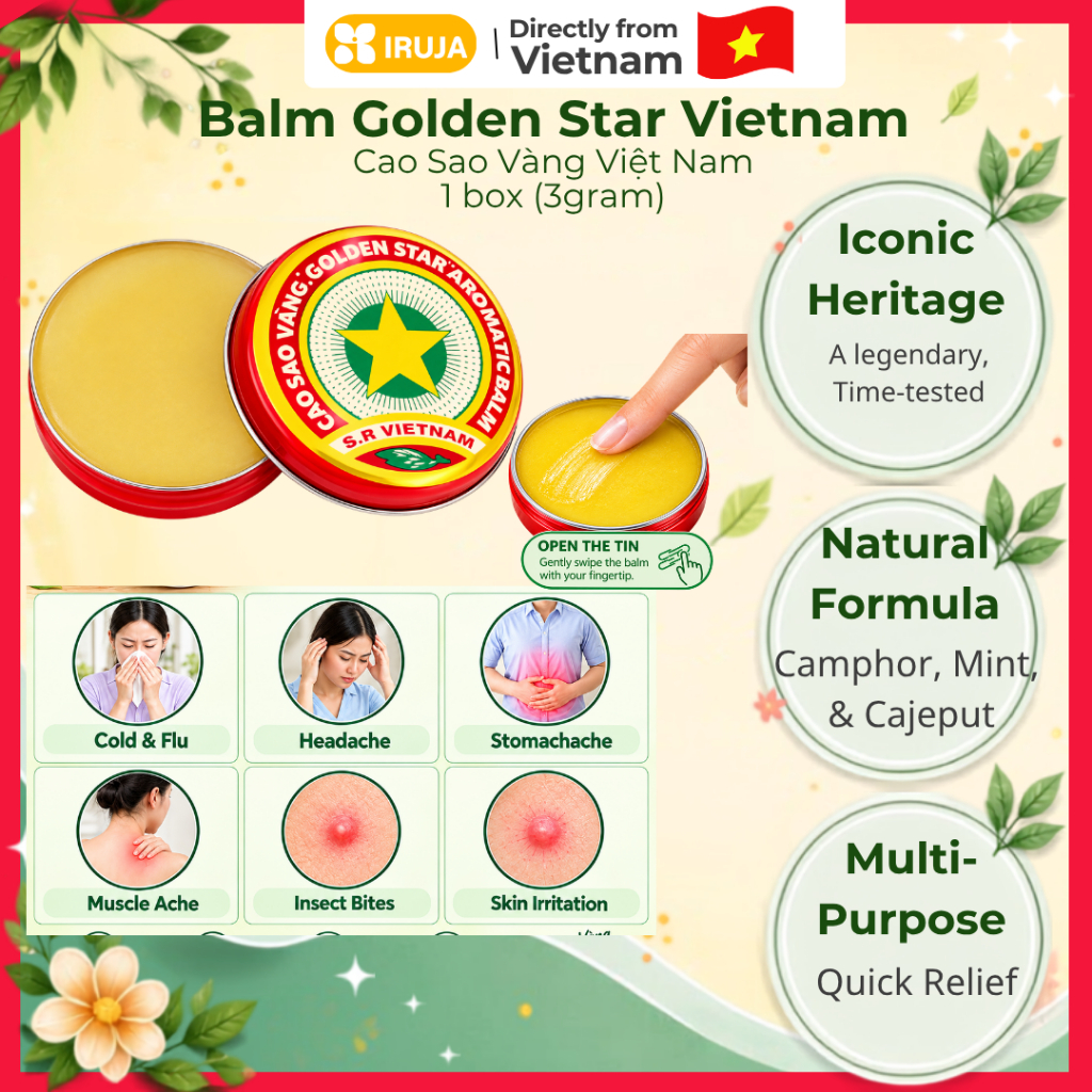 [IRUJA VIETNAM] CAO SAO VÀNG GOLDEN STAR TW3 3G