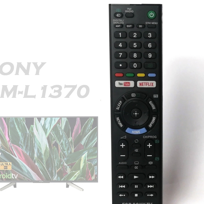 Điều khiển Dùng Cho Tivi SONY Smart Internet-Model L1370-Sử dụng cho Tivi SONY LED/LSD/Smart/Interne