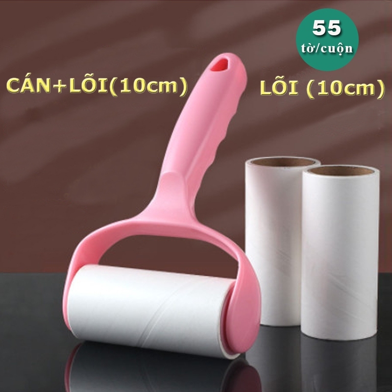 Cây lăn bụi quần áo 10cm 16cm 24cm lõi giấy lăn bụi làm sạch ga giường sofa lông chó mèo】