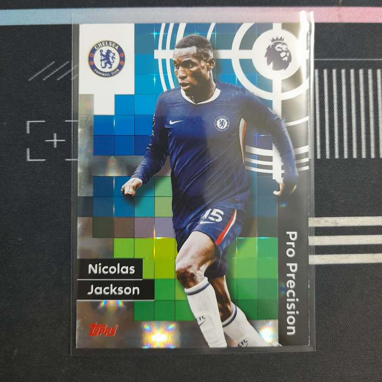 [Thẻ bóng đá] Nicolas Jackson - Chelsea - Insert - Topps EPL 2025