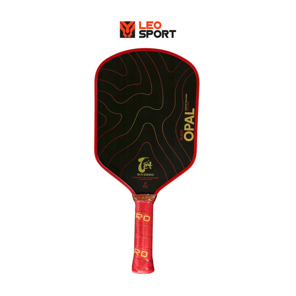 Vợt Pickleball SIX ZERO Black Opal Tết Chính Hãng