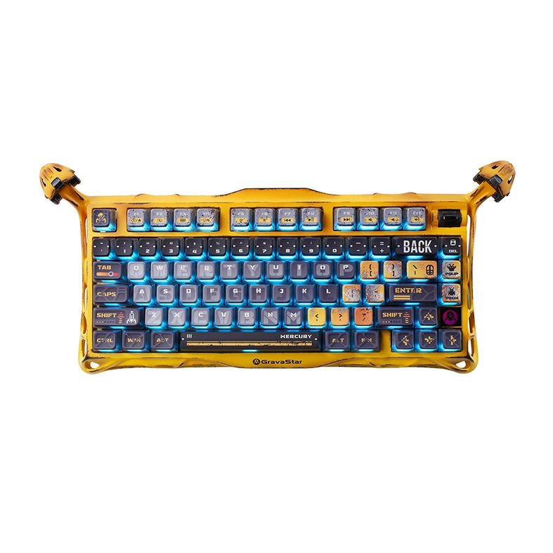 Bàn phím GravaStar Mercury K1 Pro Special Edition (Cyberpunk/Battle-Worn)