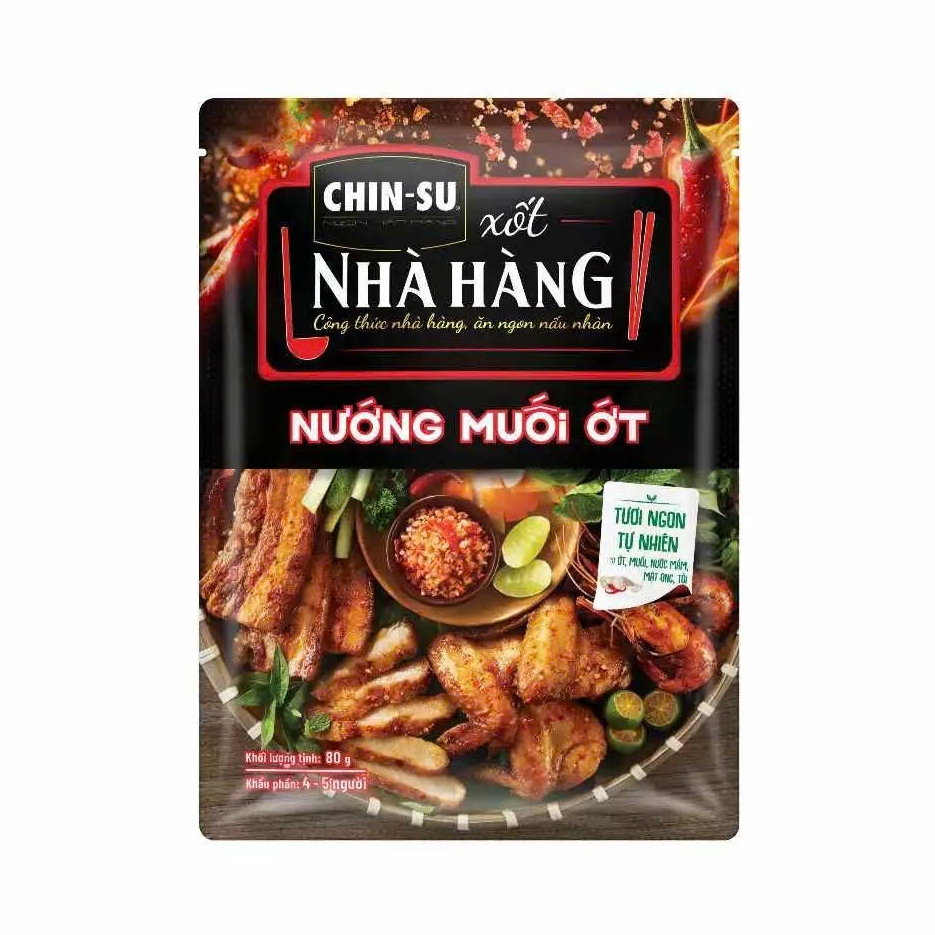 [Chọn vị] Combo 5 gói Xốt CHIN-SU gói x 70gr + Tương ớt Chin-su 2kg