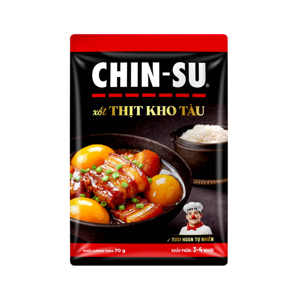 [Chọn vị] Combo 5 gói Xốt CHIN-SU gói x 70gr + 2 chai Nước mắm CHIN-SU 365 700ml