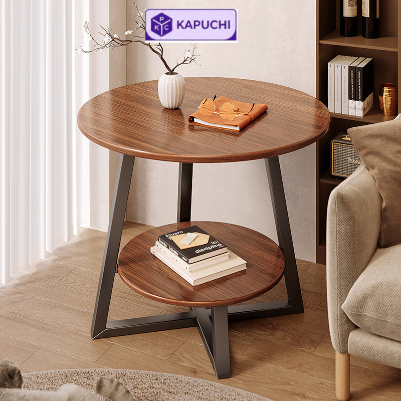 Bàn Sofa Phòng Khách, decor giá rẻ - Bàn trà mặt gỗ khung sắt chắc chắn hiện đại nhỏ xinh thương hiệ