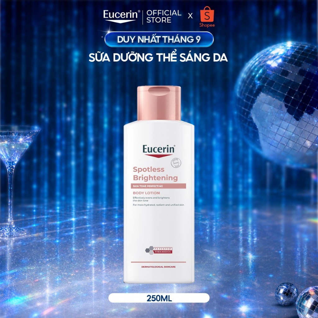 [Lucie x Eucerin]Sữa dưỡng thể sáng da Eucerin Spotless Brightening Body Lotion 250ml