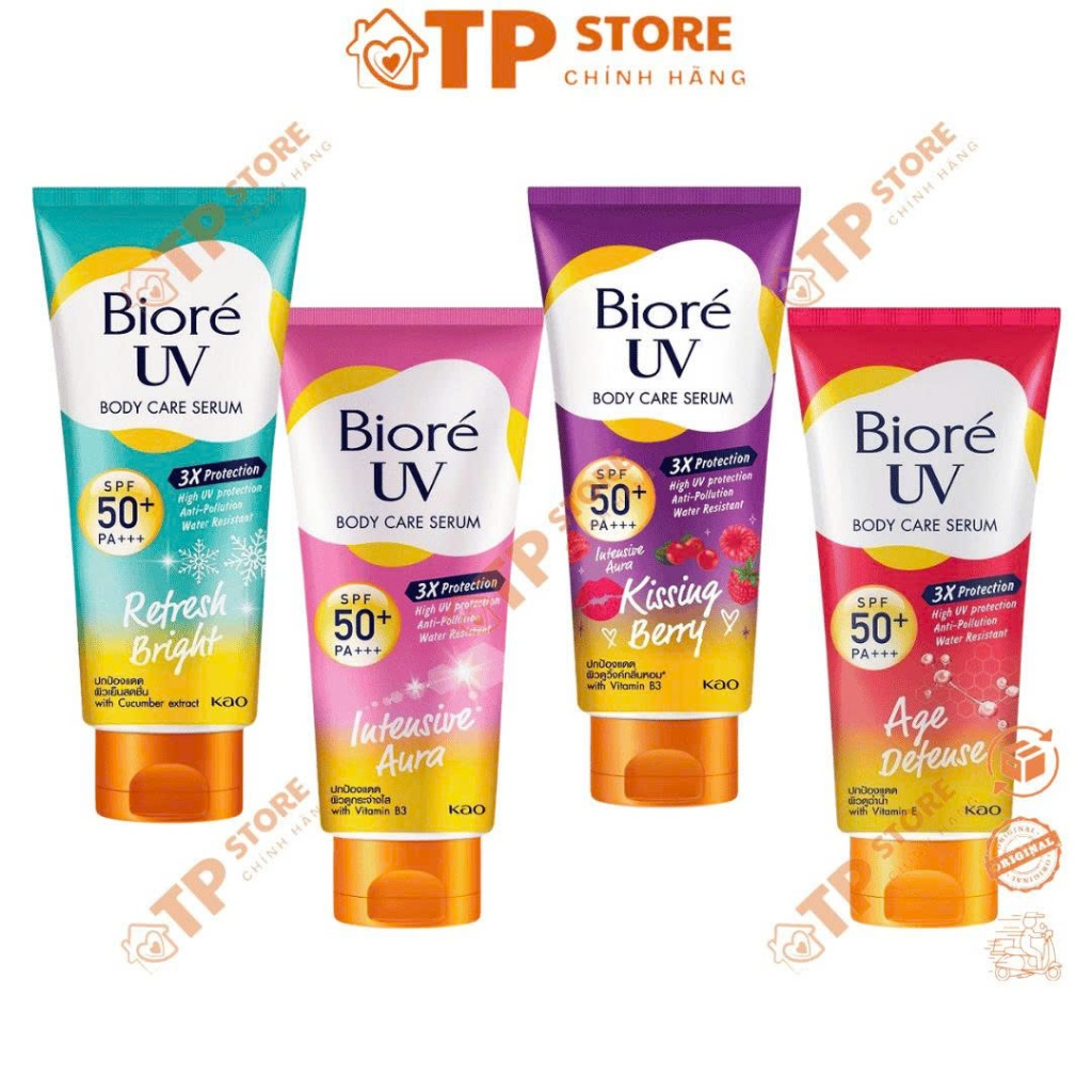 Kem chống nắng Body Bioré UV  SPF50+ PA++++ 150ml chống nước kiềm mồ hôi