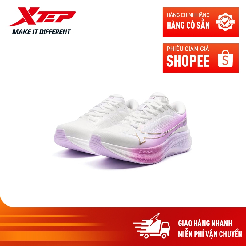 XTEP 2000km PLUS Giày chạy thể thao Nhóm người có bàn chân rộng Giày thể thao chống mài mòn