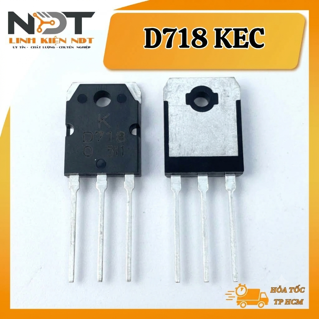 D718 TRANSISTOR HÃNG KEC - HÀNG MỚI - Linh Kiện NDT