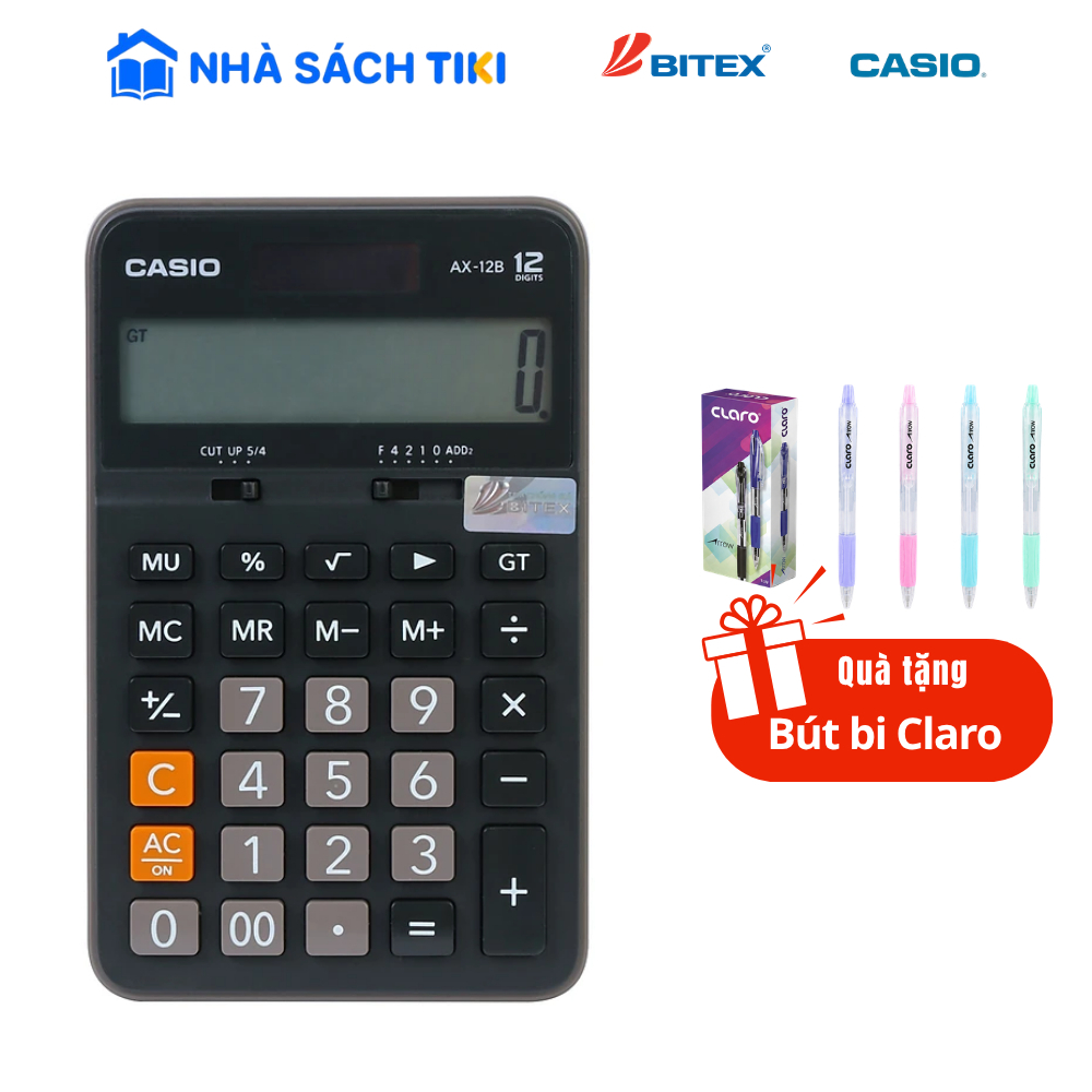 Máy Tính Casio AX-12B - Bitex