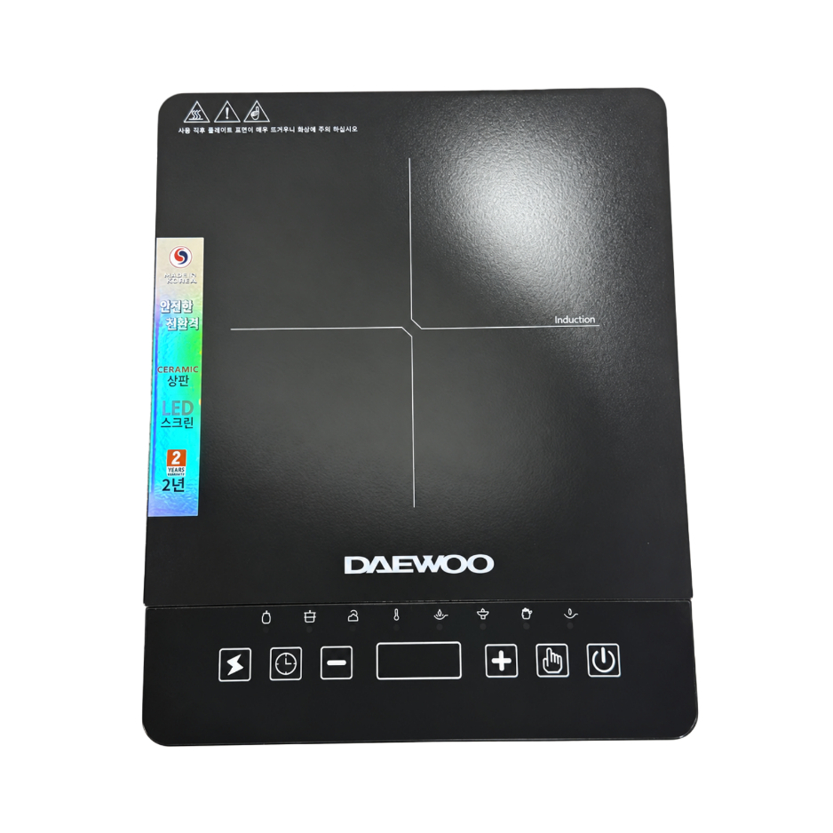 Bếp Từ Đơn Daewoo DWI-1505B, 8 chế độ cài sẵn 1500w